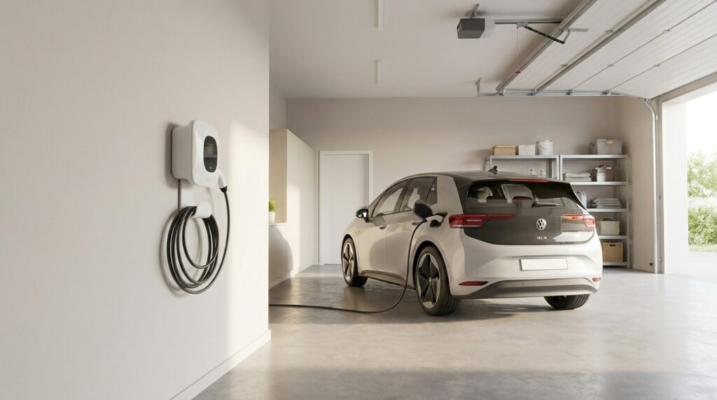 Borne de recharge dans un garage : installation et sécurité